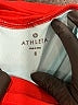 Athleta Color Block Red Athletic Shorts Size S - photo 3