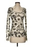 Karen Kane Silver Long Sleeve Top Size S - photo 1