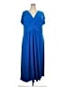 IMAN Blue Casual Dress Size 3X (petite) - photo 1