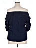 CeCe Blue 3/4 Sleeve Blouse Size XL - photo 2