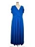 IMAN Blue Casual Dress Size 3X (petite) - photo 2