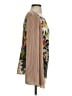 VERTIGO 100% Polyester Tan 3/4 Sleeve Blouse Size M - photo 4