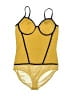 Blush 100% Polyester Yellow Bodysuit Size M - photo 1