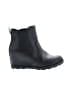 Universal Thread 100% Leather Black Ankle Boots Size 9 - photo 1