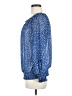 MICHAEL Michael Kors Blue Long Sleeve Blouse Size M - photo 5