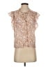 Intermix Tan Sleeveless Blouse Size S - photo 1