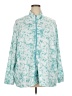 Hanes Teal Cardigan Size 2X - photo 1