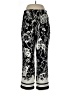 Eliane Rose Print Black Casual Pants Size L - photo 1
