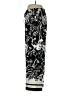 Eliane Rose Print Black Casual Pants Size L - photo 5