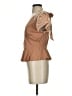 Express Brown Short Sleeve Blouse Size XS - photo 5
