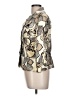 Anthracite Print Ivory Tan Blazer Size 12 - photo 5