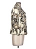Anthracite Print Ivory Tan Blazer Size 12 - photo 4
