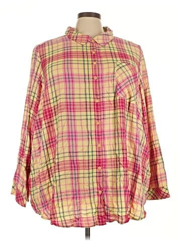Torrid 3/4 Sleeve Blouse (view 1)