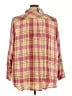 Torrid 100% Rayon Plaid Pink 3/4 Sleeve Blouse Size 5X Plus (6) - photo 2