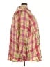 Torrid 100% Rayon Plaid Pink 3/4 Sleeve Blouse Size 5X Plus (6) - photo 4
