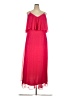 Jenny Packham 100% Polyester Pink Red Cocktail Dress Size 18 - photo 1