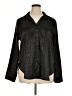 Cupshe 100% Polyester Animal Print Black Long Sleeve Blouse Size XL - photo 1