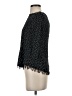 Anthropologie 100% Polyester Black 3/4 Sleeve Top Size XS - photo 5