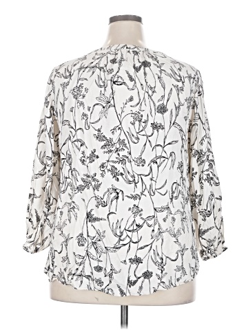 Philosophy Republic Clothing 3/4 Sleeve Blouse (view 2)