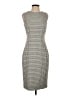 Calvin Klein Houndstooth Gray Cocktail Dress Size 4 - photo 1