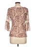 Stella 100% Polyester Pink 3/4 Sleeve Blouse Size L - photo 2