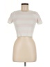 Altar'd State Ivory Short Sleeve Turtleneck Size M - photo 1