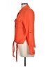 Thalia Sodi Color Block Orange Long Sleeve Blouse Size L - photo 5