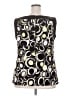Sandra Darren Black Sleeveless Blouse Size 18 - photo 2