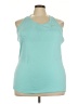 Nike 100% Polyester Teal Active Tank Size 3X - photo 1