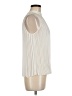 DKNY 100% Polyester Ivory Sleeveless Blouse Size M (petite) - photo 4