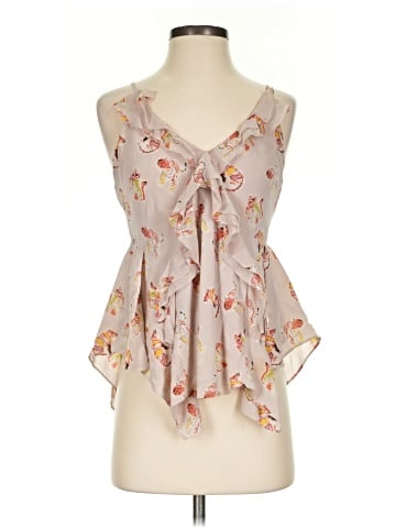 Rebecca Taylor Sleeveless Silk Top (view 1)