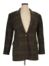 Bice Plaid Brown Blazer Size 14 - photo 1