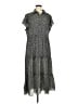 Max Studio 100% Polyester Polka Dots Black Casual Dress Size L (estimated) - photo 1
