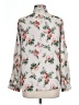 rue21 100% Polyester Floral Ivory Long Sleeve Blouse Size L - photo 2