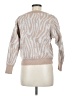 Rebecca Taylor Animal Print Tan Pullover Sweater Size M - photo 2