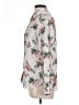rue21 100% Polyester Floral Ivory Long Sleeve Blouse Size L - photo 5