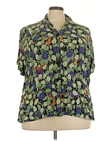Flax Short Sleeve Blouse (view 1)