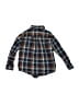 Janie and Jack 100% Cotton Plaid Blue Long Sleeve Button-Down Shirt Size 2T - photo 2