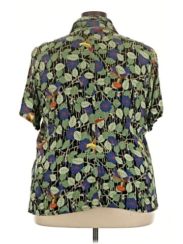 Flax Short Sleeve Blouse (view 2)
