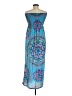 Venus 100% Polyester Paisley Blue Casual Dress Size XS - photo 2