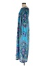 Venus 100% Polyester Paisley Blue Casual Dress Size XS - photo 5