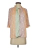 Current Air 100% Polyester Gold Short Sleeve Blouse Size S - photo 1