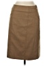 Coldwater Creek Solid Tan Casual Skirt Size 6 - photo 1