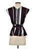 Express 100% Polyester Burgundy Sleeveless Blouse Size XS - photo 2