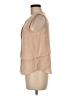 Theory Tan Sleeveless Blouse Size M - photo 5