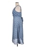 dip 100% Polyester Polka Dots Blue Casual Dress Size 16 - photo 5