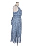 dip 100% Polyester Polka Dots Blue Casual Dress Size 16 - photo 4