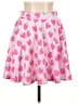 Romwe 100% Polyester Hearts Pink Casual Skirt Size L - photo 1