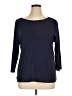 Chico's 100% Cotton Blue 3/4 Sleeve Top Size XL - photo 1