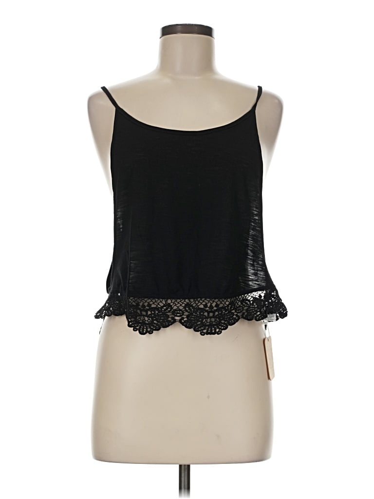 Pre-owned Cotton Candy Tank Top Black Strapless Neckline Tops